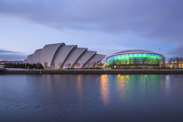 The Clyde Auditorium known as The Armadillo.