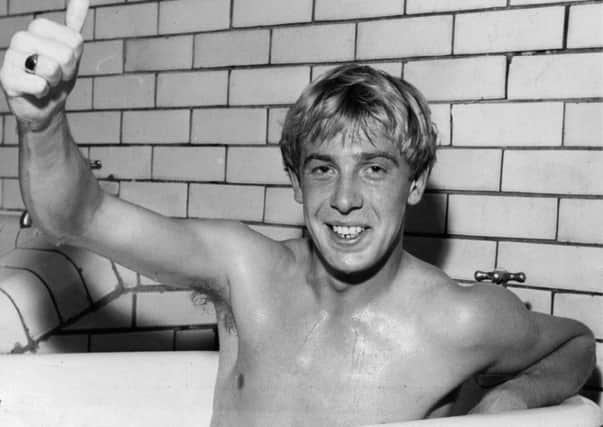 Thumbs up: Blonde forward Alan Birchenall scored as United beat Wednesday in Richard Crooks first Sheffield derby back in 1965.