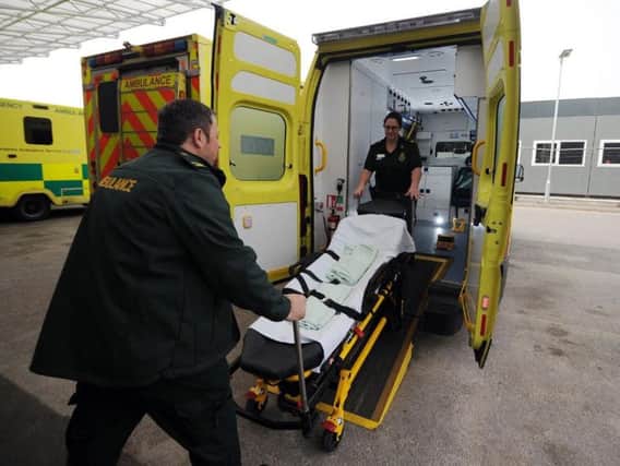 Paramedics at Hull Royal Infirmary