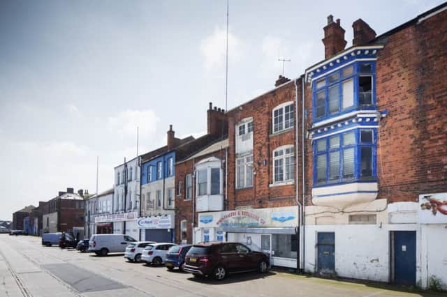 The Kasbah conservation area, Grimsby, which is among places added to England's national list of threatened heritage.