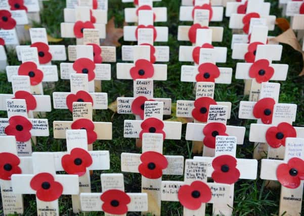 The Field of Remembrance at Westminister Abbey.