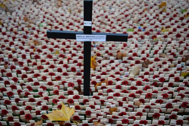 The Field of Remembrance at Westminster Abbey.