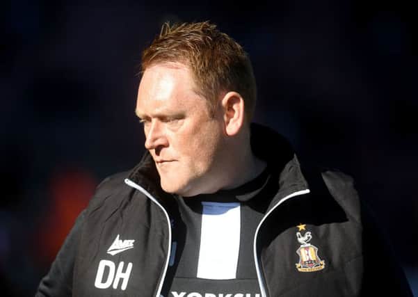 Bradford City manager David Hopkin (Picture: James Hardisty)