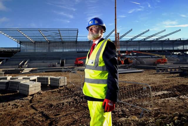 Chairmam Jason McGill pictured in the new York City Stadium at Monks Cross, York. (Picture: Simon Hulme)