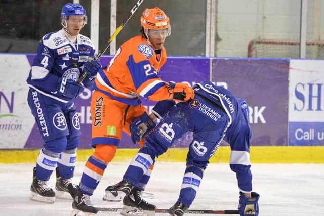 THUMBS UP: Jordan Owens spent two seasons in the DEL with Fischtown Penguins, having helped the German club gain promotion in his first season. Picture: Dean Woolley.