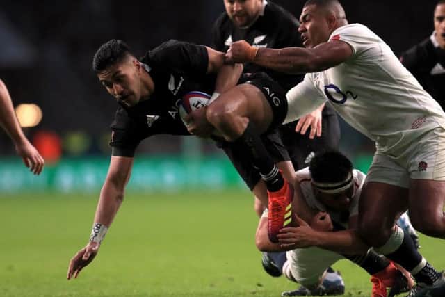 New Zealand on the charge against England  (Mike Egerton/PA Wire)
