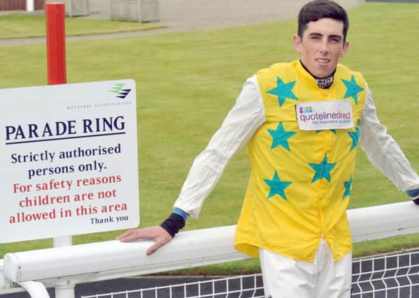 Jockey Finian O'Toole faces a long spell on the injury sidelines.