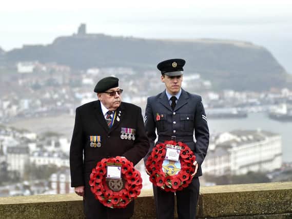 Armistice Day at Oliver's Mount in Scarborough