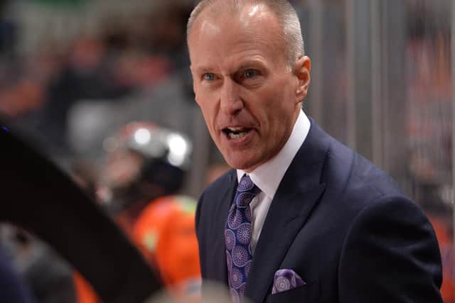 GIVE ME MORE: Sheffield head coadch Tom Barrasso. Picture: Dean Woolley.