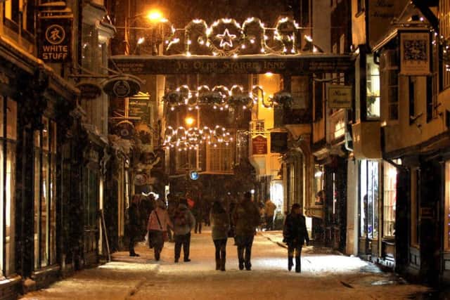 York's Christmas lights switch on will take place at St Helen's Square on Thursday 15 November