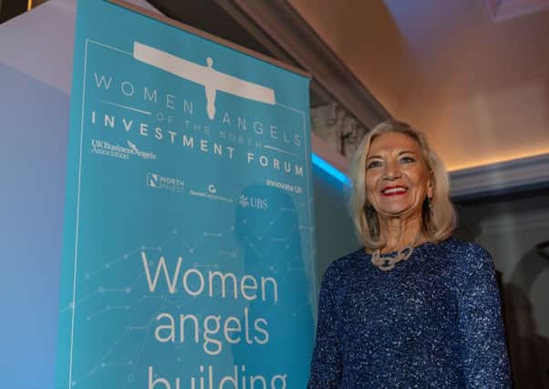 Date: 12th November 2018.
Picture James Hardisty.
Women Angles Of The North Investment Forum held at the Queens Hotel, Leeds. Pictured Jenny Tooth OBE.