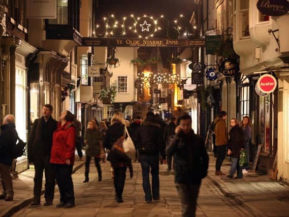 York Christmas market is one of the most popular in the UK