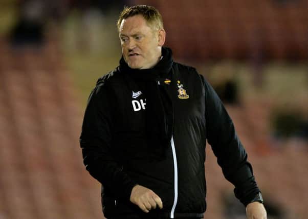 David Hopkin: Saw positive signs at Oakwell.  Picture: Bruce Rollinson