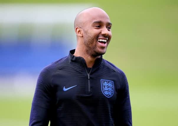England's Fabian Delph during the training session at St Georges' Park, Burton. (Picture: Nigel French/PA Wire)