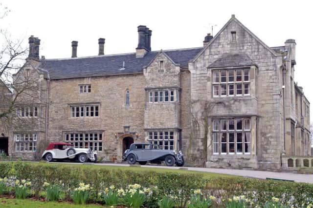 Monk Fryston Hall, a hotel and the former longstanding home of the Hemsworth family.