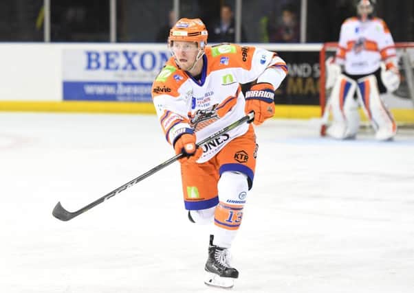 Sheffield Steelers' defenceman, Davey Phillips Picture: Panthers Images.