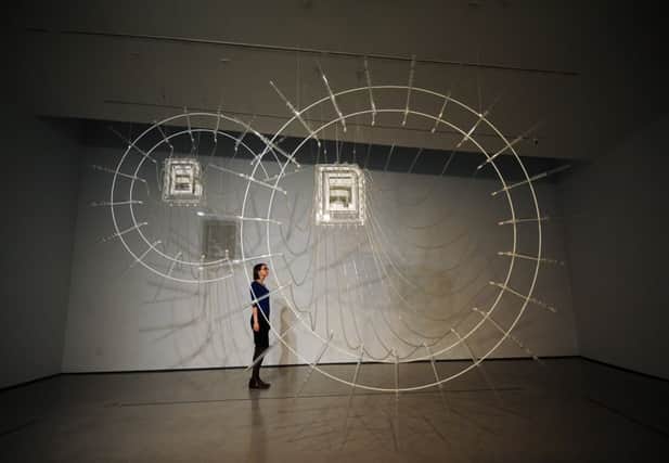 The Hepworth Prize for Sculpture - Composition for 37 flutes (in two parts) by Cerith Wyn Evans. Picture by Simon Hulme