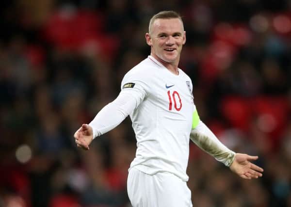 England's Wayne Rooney: Farewell bow.