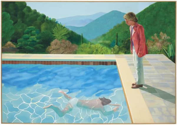 Portrait of an Artist (Pool with Two Figures), by David Hockney