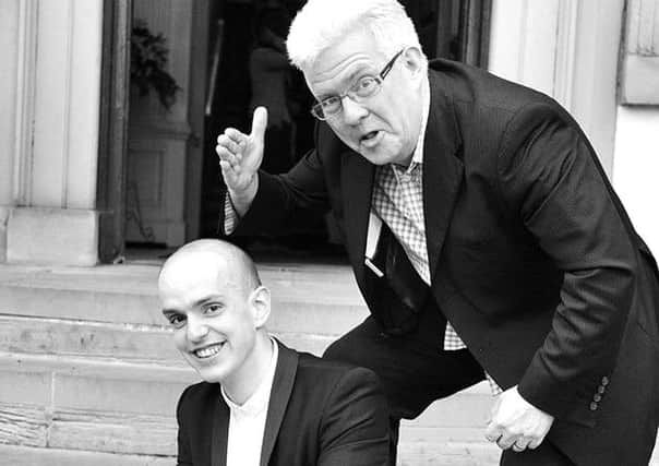 Father and son: Award-winning poets Andrew and Ian McMillan appear together at the festival tomorrow night.