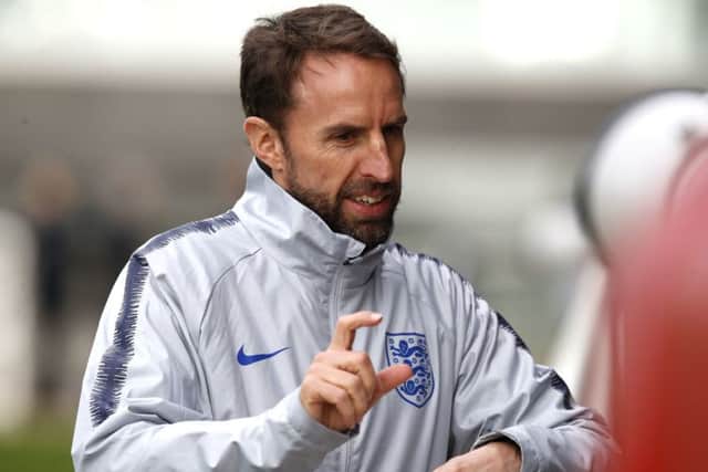 England manager Gareth Southgate during the training session at St George's Park, Burton. (Picture: Martin Rickett/PA Wire)