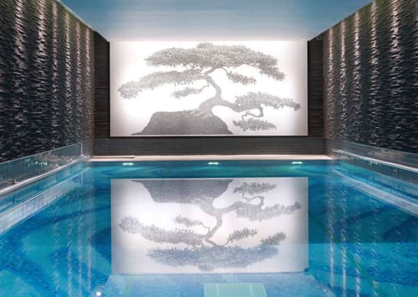 The pool at the Chuan Body and Soul.