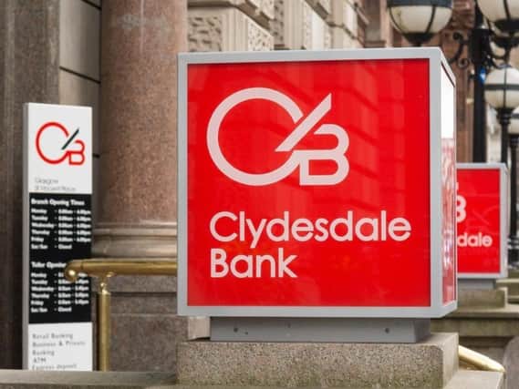 A library image of a Clydesdale Bank logo