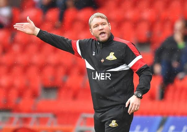 Doncaster Rovers' manager Grant McCann (Picture: Dave Howarth/PA Wire).