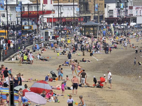 Scarborough South Bay beach was packed this summer.