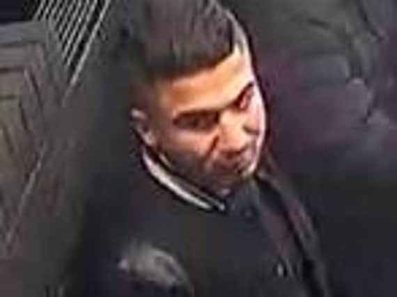 The man police would like to trace after a glassing at TBC nightclub in Batley