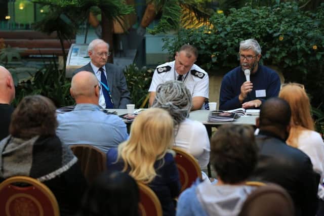 A public meeting was recently held in Sheffield to discuss knife crime.