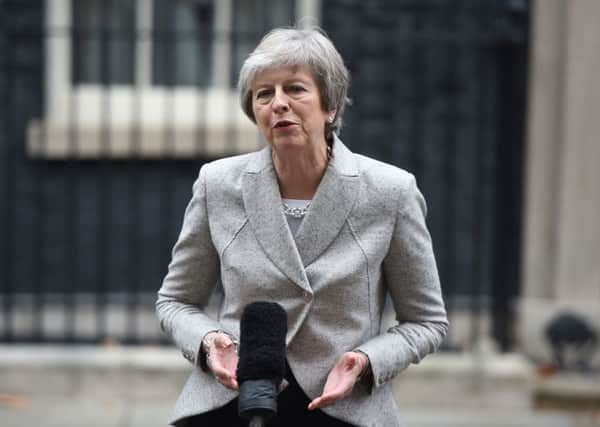 Theresa May makes a Downing Street statement about Brexit after reaching agreement with the European Union on the future of UK-EU relations.