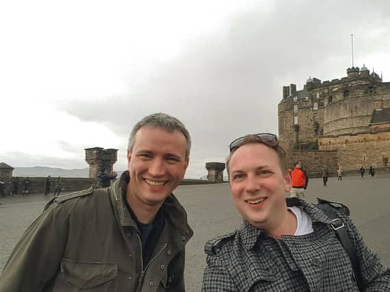 Adam Leyton (left) and Chris Fletcher
