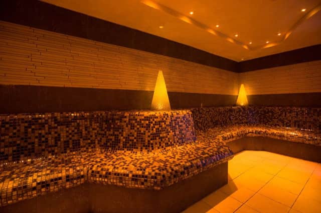 Part of the Fire & Ice Experience at Titanic Spa.