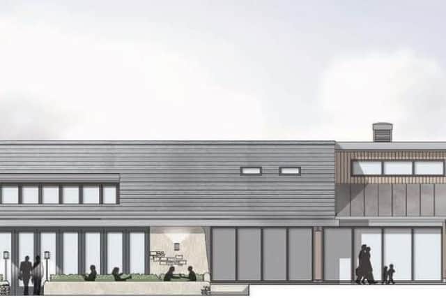 Artist's impression of part of the new 2.5m building