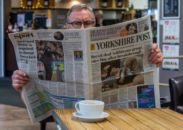 The Yorkshire Post is now run by JPI Media after Johnston Press went into administration.