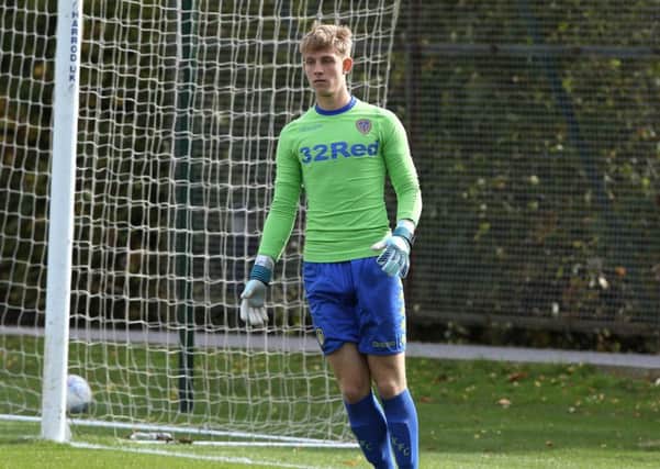 Leeds United goalkeeper choice between Will Huffer (Picture: Varleys Picture Agency)