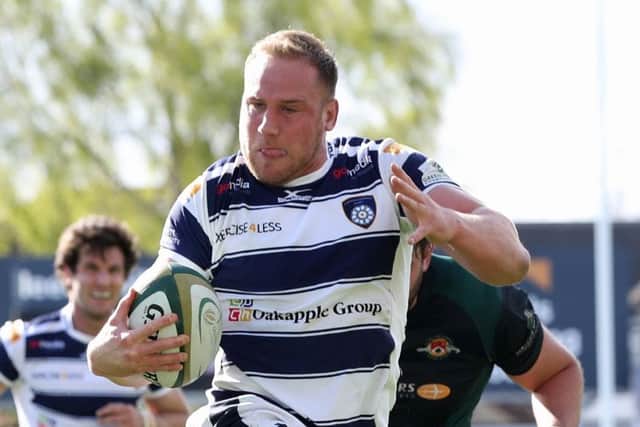 Former Carnegie and London Irish hooker Mike Mayhew has signed for Doncaster Knights (Picture: Bruce Rollinson).