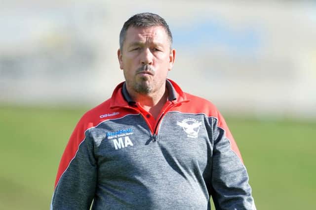 Sheffield Eagles head coach Mark Aston will take his side to play Toronto in Serbia. (Picture: Steve Ellis)