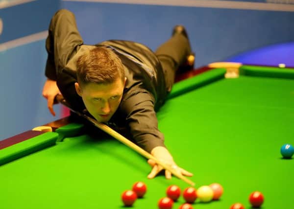Kyren Wilson pictured at this year's World Championships at The Crucible in Sheffield. Picture: Richard Sellers/PA.
