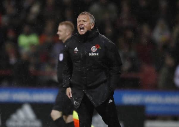 Sheffield United manager, Chris Wilder. Picture: Simon Bellis/Sportimage.