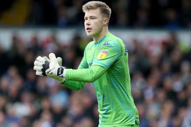 Set for return: Leeds United goalkeeper Bailey Peacock-Farrell (Picture: Richard Sellers/PA Wire)