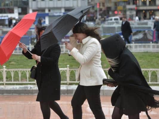 Strong gales and heavy, persistent rain are forecast for some parts of Yorkshire