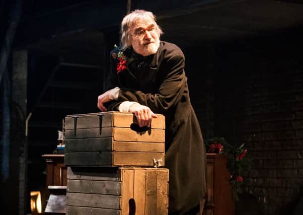 Robert Pickavance, who plays Scrooge in A Christmas Carol at Leeds Playhouse.