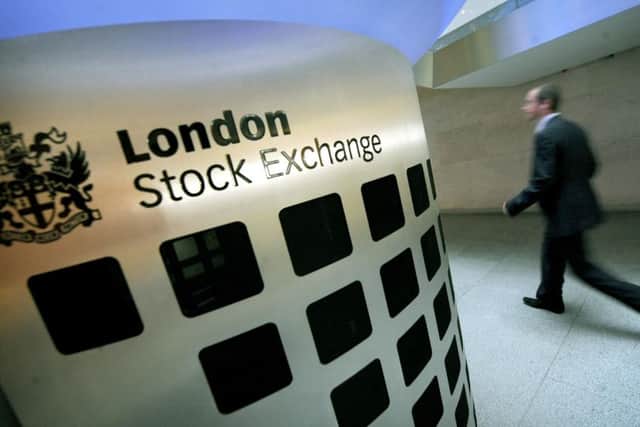 File photo dated 10/05/2011 of a general view inside the London Stock Exchange, London. PRESS ASSOCIATION Photo. Issue date: Thursday August 4, 2011. Stock market turmoil showed no signs of easing today after the FTSE 100 Index fell to a near year-low on the heightening eurozone debt crisis. London's leading shares index slipped a further 1%, losing an earlier upbeat start and hitting a level not seen since the end of September last year. See PA story CITY Markets. Photo credit should read: Anthony Devlin/PA Wire