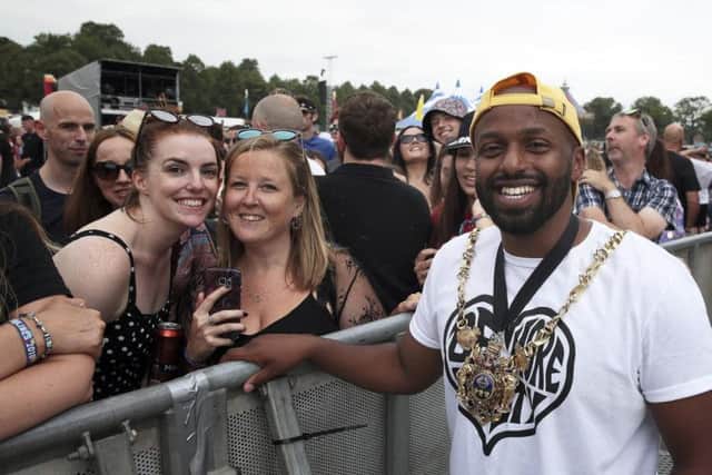 Magid Magid at the Tramlines music festival earlier this year.