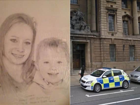 Sammie Bowman - the sketch is by her dad Alistair. An inquest into her death was held today in Hull