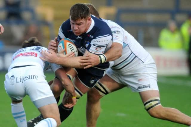 Ollie Stedman playing for Yorkshire Carnegie last season (Picture: Steve Riding)