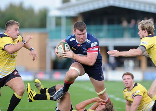 Ollie Stedman playing for Doncaster Knights in 2015 (Picture: Scott Merrylees)