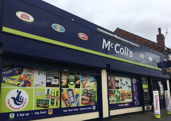The McColls store on Barnsley Road in Sheffield Lane Top.